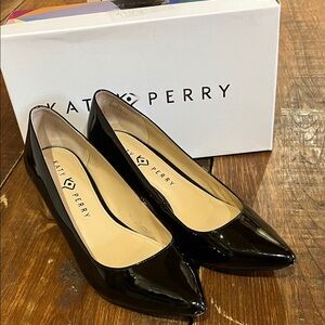 Katy Perry Collections Glossy Black Heels